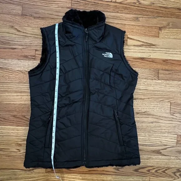 The North Face Mossbud Reversible Vest Black Fleece Heatseeker Gorpcore M - Picture 6 of 10